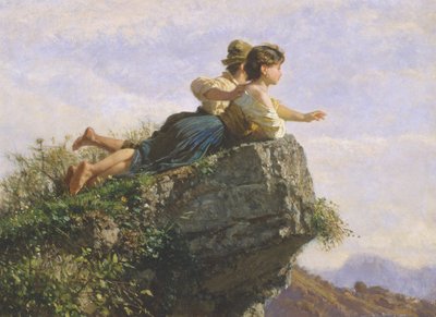 Contemplation by Filippo Palizzi